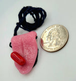 Tongue Pendant - Red Pill