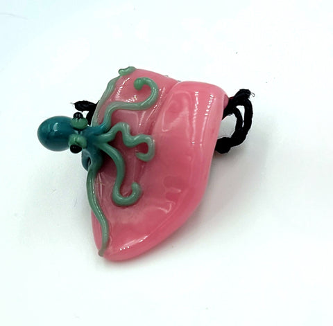 Tongue Pendant - Octopus