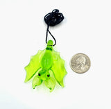 Bat Pendant - Lime Green