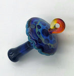 Groovy Blue Mushroom Pendant