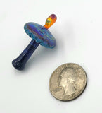 Groovy Blue Mushroom Pendant