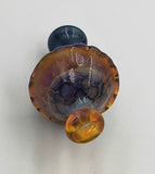 Spotty Rainbow Mushroom Pendant