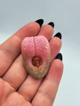 Mossy Mushroom Tongue Pendant