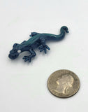 Teal Lizard Pendant